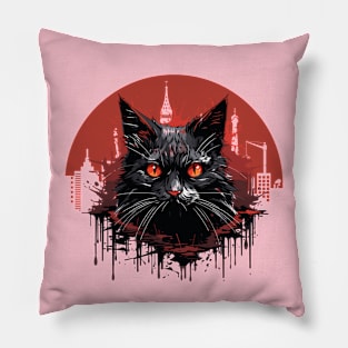 Sinister Cat Pillow