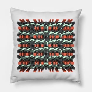 Automatta 3D color pattern design Pillow