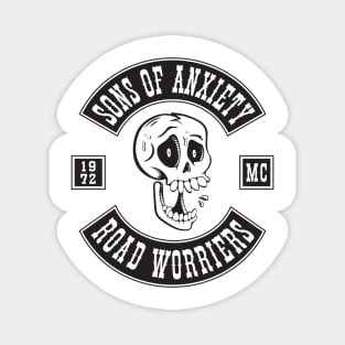 Sons of Anxiety Motorcycle Club Magnet