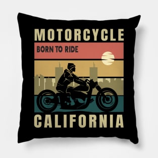 Motorcycle Born To Ride Pillow