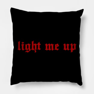 Light me up (red) Pillow