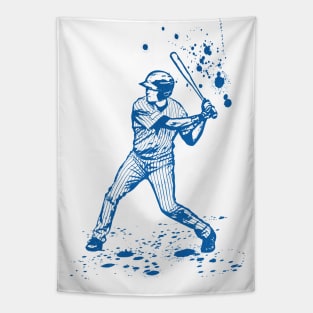 Baseball Batter or Hitter in Launch Position - 01 Tapestry