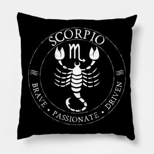 Scorpio Zodiac Birthday Star Sign Zodiac Gift Pillow