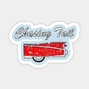 chasing tail classic cars Magnet