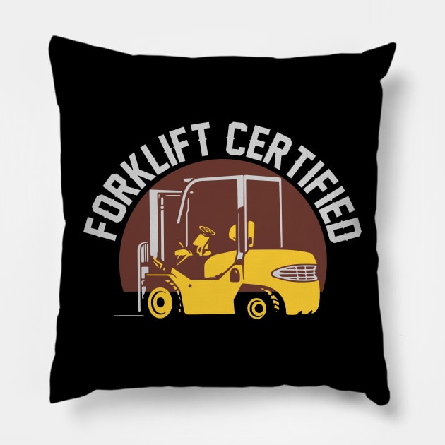 Forklift Certified Pillow by pako-valor