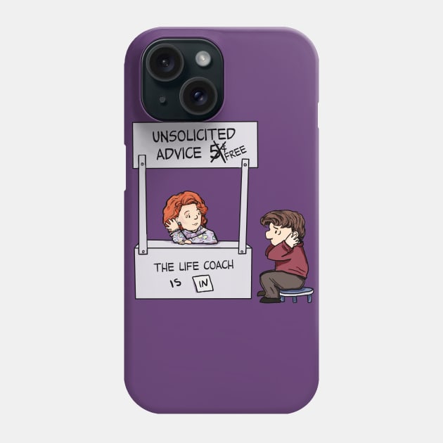 Unsolicited Advice Phone Case by randomship