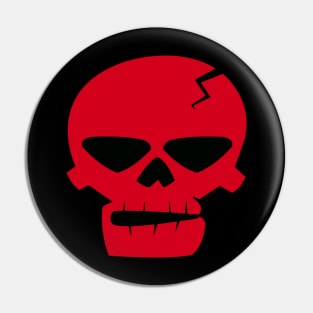 Skull man red ver. Pin