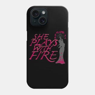 Fire Dancer Pink Phone Case
