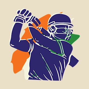 Cricket batsman T-Shirt