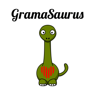 Gramasaurus Shirt Cute Dinosaur Grandma shirt T-Shirt