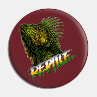 drawing iguana Pin