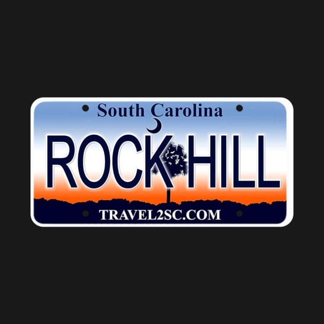 Rock Hill South Carolina License Plate by Mel's Designs