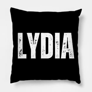 Lydia Name Gift Birthday Holiday Anniversary Pillow