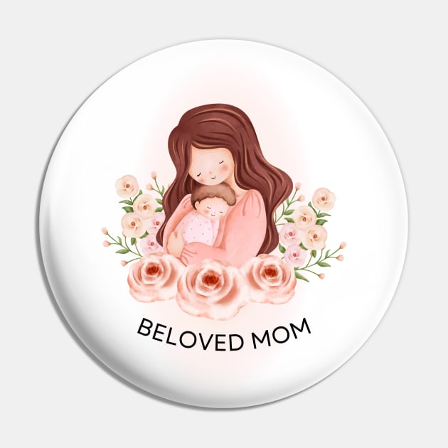 Mom and Baby Pin by PARABDI