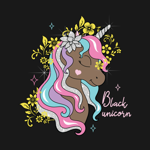 Disover Black Unicorn - Unicorn Gift - T-Shirt