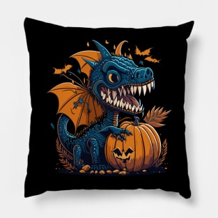 Halloween dinosaur Pillow