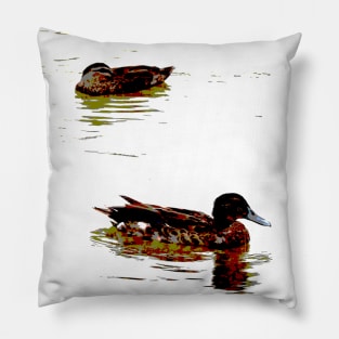 Two Ducks! Pillow