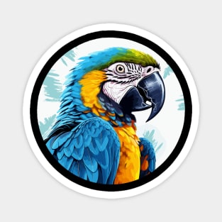 Blue and gold macaw Magnet