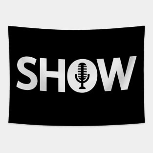 Show being a show - Text design Tapestry