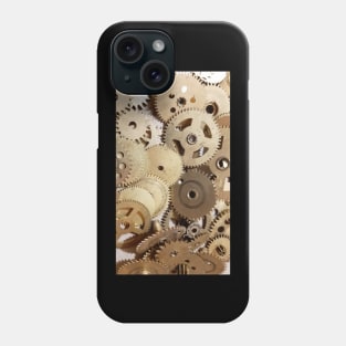 Steampunk, engineering, technology, time, clock, smart, mechanical, abstract, futuristic Phone Case