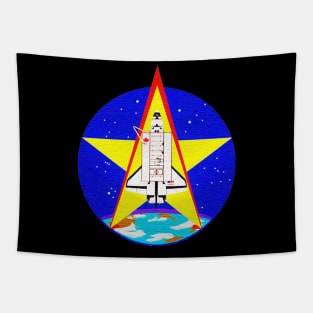 Black Panther Art - NASA Space Badge 38 Tapestry