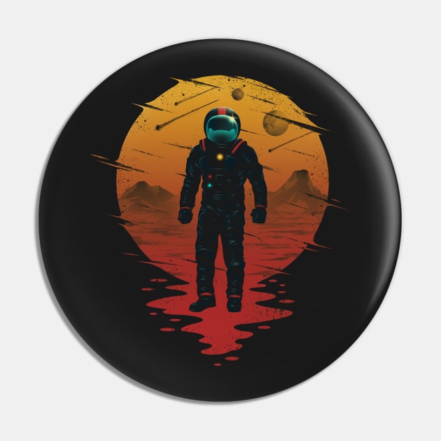 Space Opera Pin by Vincent Trinidad Art
