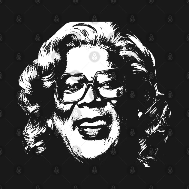 Madea White Stencil by Tentacle Castle