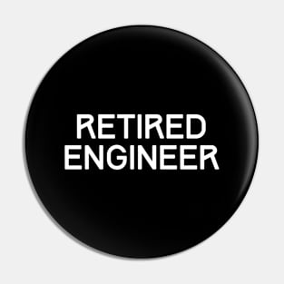 Retired engineer Pin