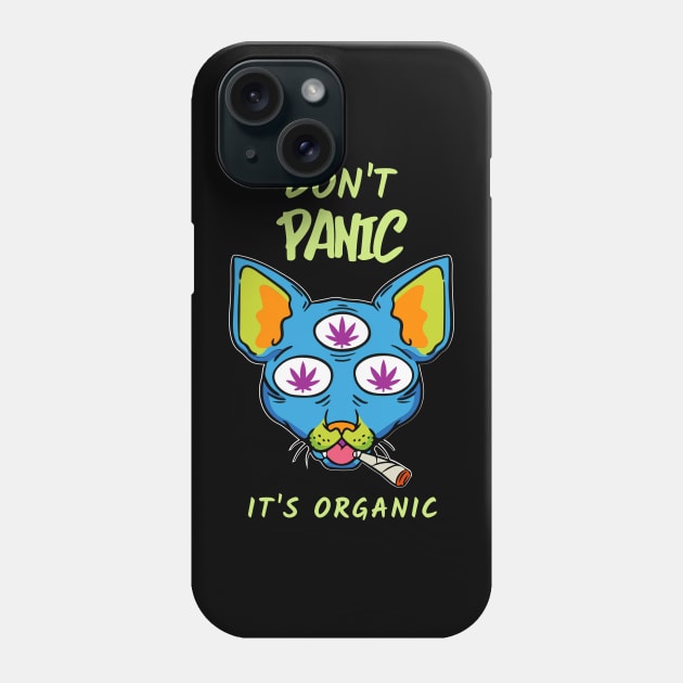 Don't Panic It's Organic Phone Case by Joco Studio