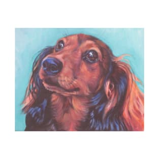 Dachshund Fine Art Painting T-Shirt