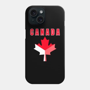 Canadian Pride, Red And White Maple Leaf Phone Case