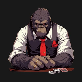 gorilla play poker T-Shirt