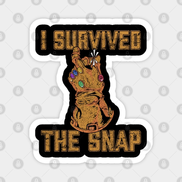 I Survived The Snap Magnet by scribblejuice