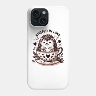 Cozy Hedgehog Tea Time Phone Case