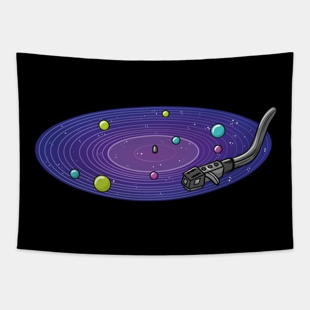 Vinyl Space Tapestry by LetsBeginDesigns