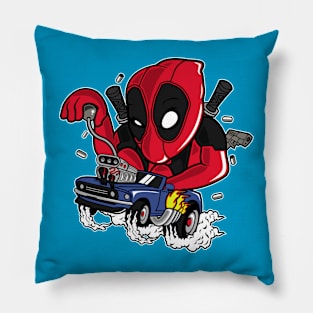 Dead Race Hot Rod Pillow