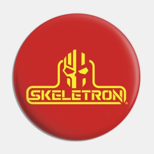 SKELETRON LOGO YELLOW Pin