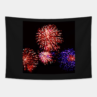 Pixel Firework No.61 Tapestry