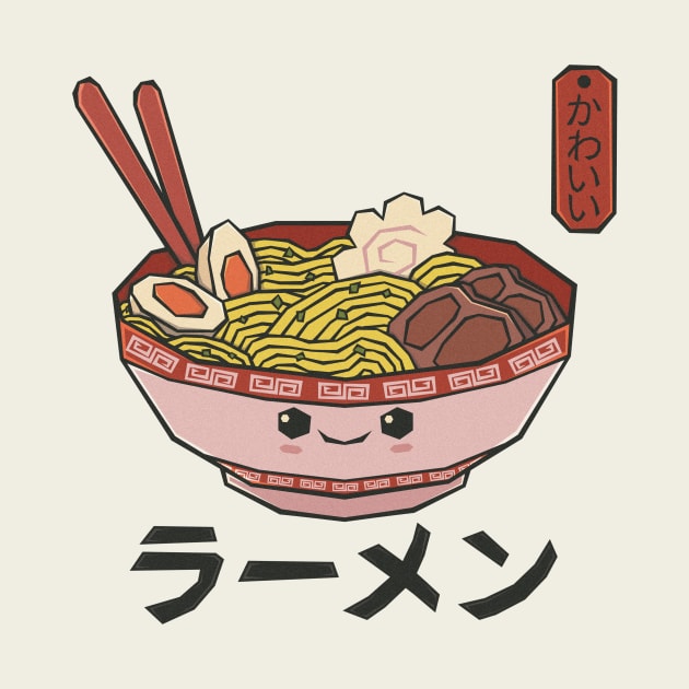 Kawaii Ramen Japanese Noodles by MythoCulture