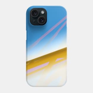 blue white brown texture gradient Phone Case