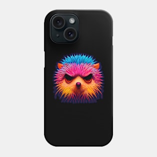 Angry hedgehog Phone Case