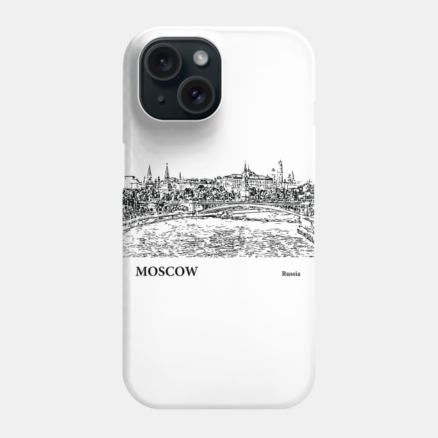 Moscow - Russia Phone Case by Lakeric