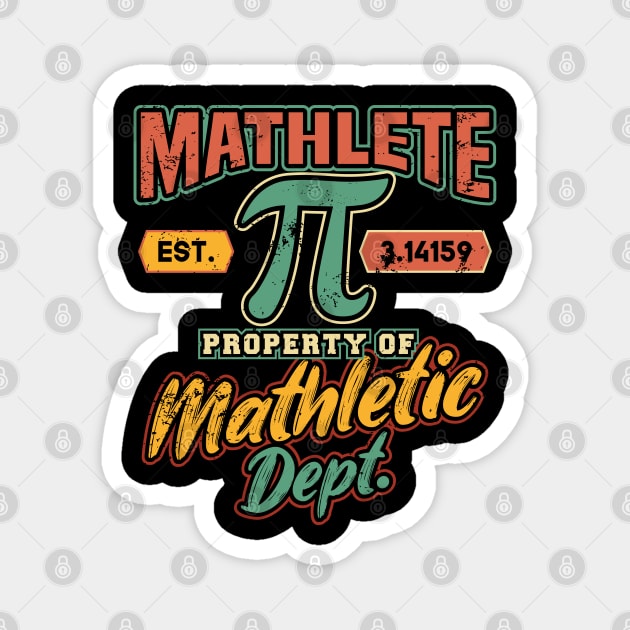 Mathlete Mathletic Department Math PI Magnet by aneisha