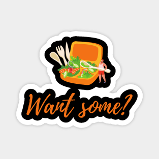 Want some? Lunch box Magnet