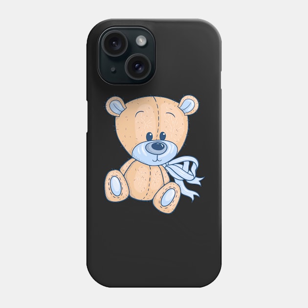 Teddy Bear Cute Phone Case by iconking