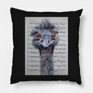 Comical Emu Pillow