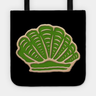 Green Shell Seashell Green Vintage Artwrok Tote