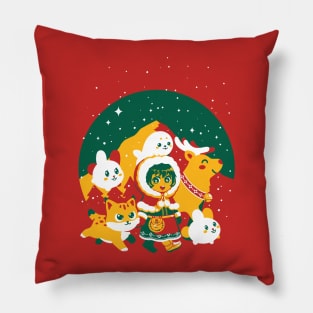 Winter animals Pillow