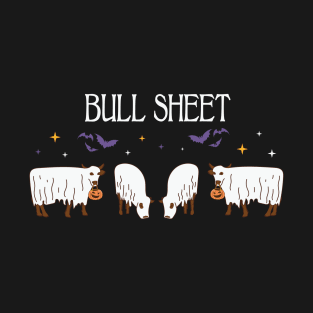 Bull Sheet Funny Ghost Bull T-Shirt