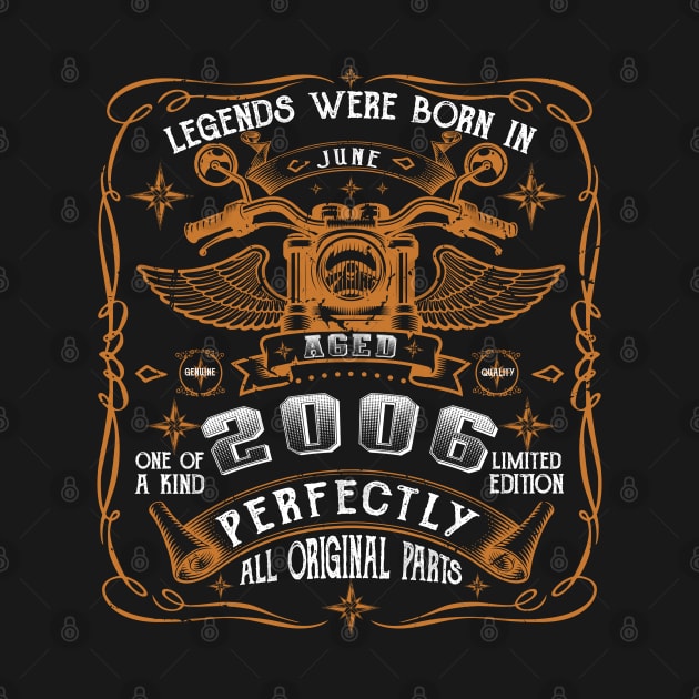 Legends Born In June 2006 17th Birthday by Cartine